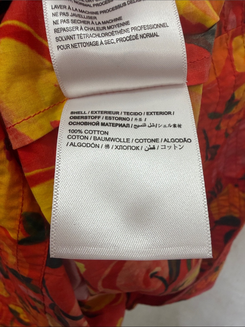 Farm Rio Anthropologie Floral Red Tiered Midi Skirt Size Medium Brand New W/Tags - Picture 11 of 11